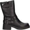 Stivale con tacco largo Refresh Vegan da donna nero