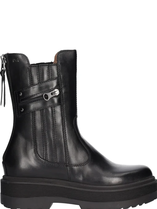 Stivale corto con platform Nero Giardini da donna nero