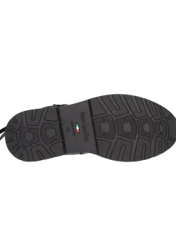 Stivale corto con platform Nero Giardini da donna nero
