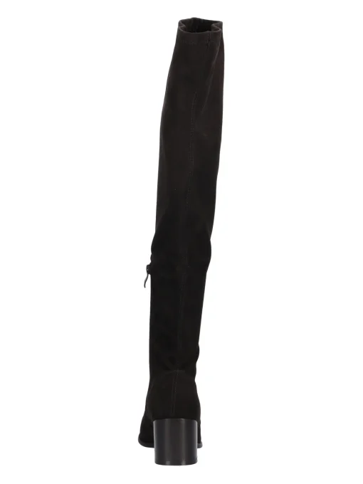 Stivale lungo con tacco largo Uma Parker da donna nero