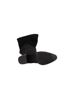 Stivale lungo con tacco largo Uma Parker da donna nero