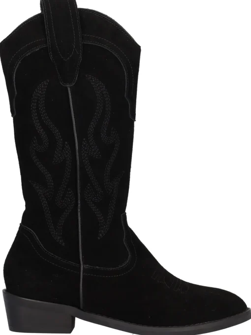 Stivale tacco basso Alma Blue da donna nero