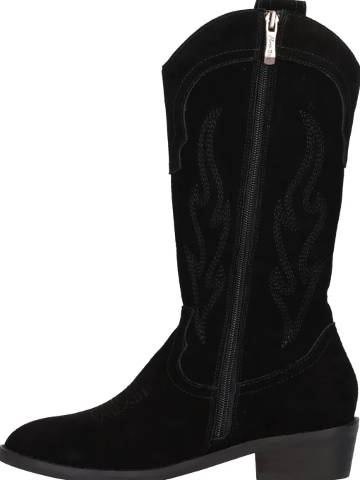 Stivale tacco basso Alma Blue da donna nero