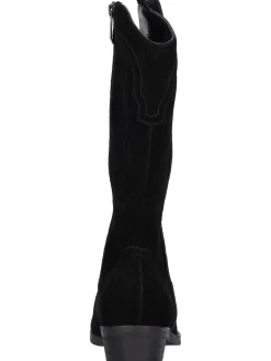 Stivale tacco basso Alma Blue da donna nero