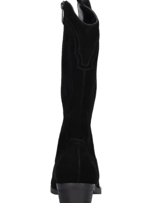 Stivale tacco basso Alma Blue da donna nero