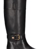 Stivale tacco basso Geox Felicity da donna nero
