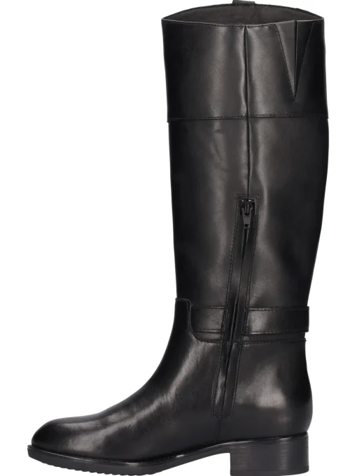 Stivale tacco basso Geox Felicity da donna nero
