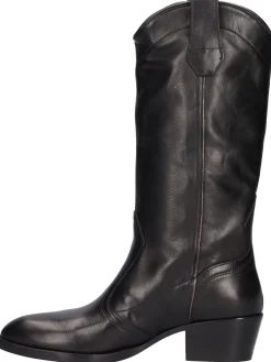 Stivale tacco basso Nero Giardini da donna nero