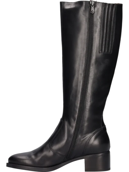 Stivale tacco basso Nero Giardini da donna nero