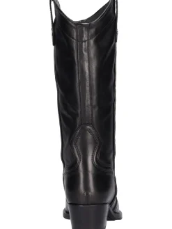 Stivale tacco basso Nero Giardini da donna nero