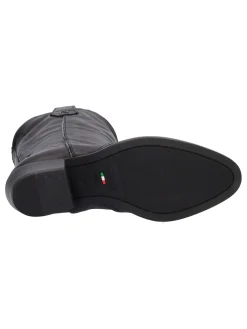 Stivale tacco basso Nero Giardini da donna nero