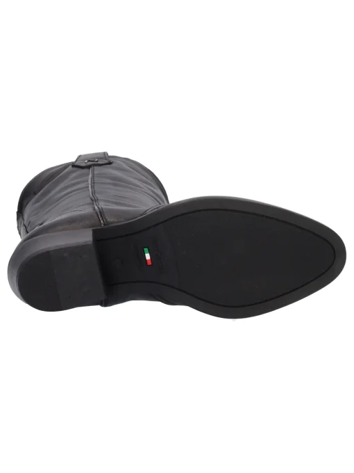 Stivale tacco basso Nero Giardini da donna nero