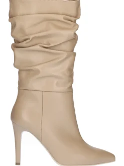 Stivale tacco fino Nero Giardini da donna beige