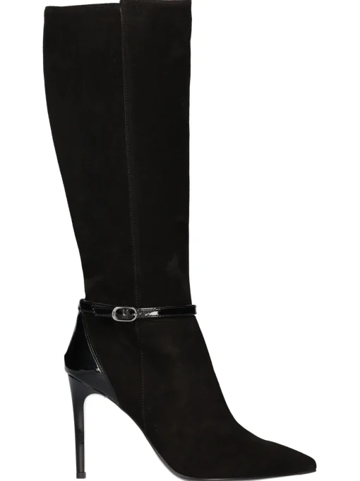 Stivale tacco fino Nero Giardini da donna nero
