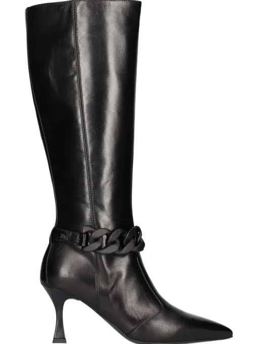 Stivale tacco fino Nero Giardini da donna nero