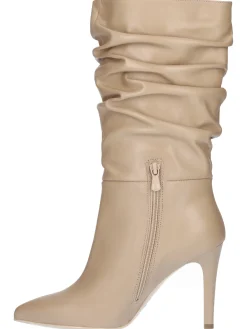 Stivale tacco fino Nero Giardini da donna beige