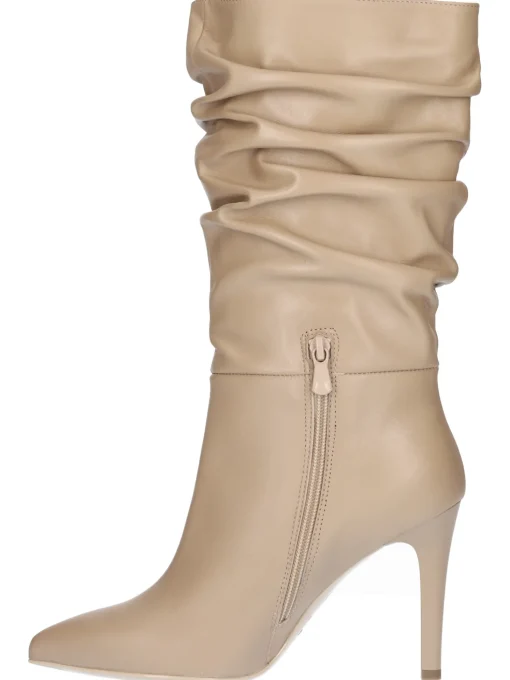 Stivale tacco fino Nero Giardini da donna beige