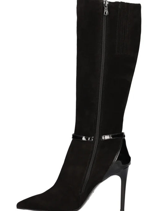 Stivale tacco fino Nero Giardini da donna nero