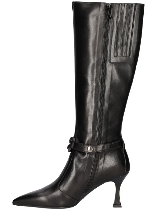 Stivale tacco fino Nero Giardini da donna nero