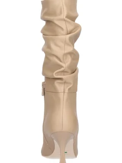 Stivale tacco fino Nero Giardini da donna beige