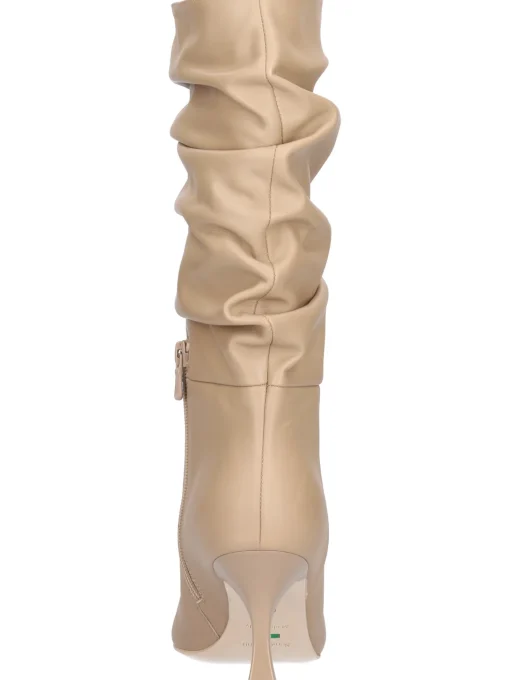 Stivale tacco fino Nero Giardini da donna beige