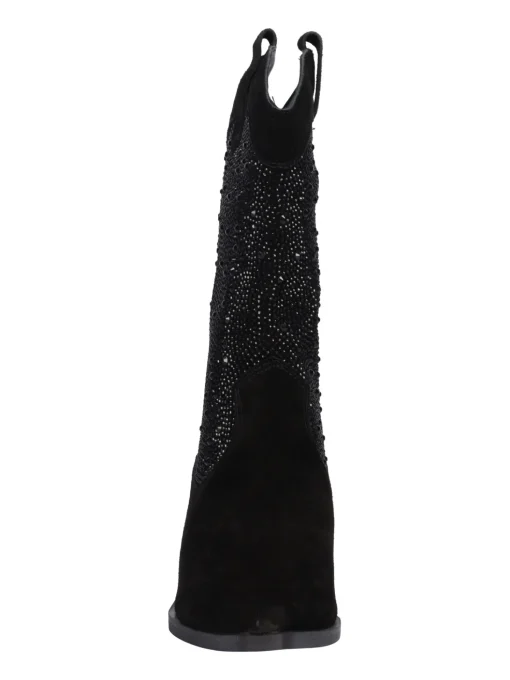 Stivale tacco largo Alma Blue da donna nero