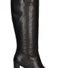 Stivale tacco largo Geox Walk Pleasure da donna nero