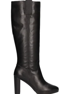 Stivale tacco largo Geox Walk Pleasure da donna nero