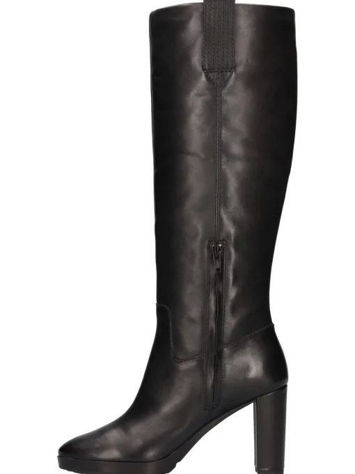 Stivale tacco largo Geox Walk Pleasure da donna nero