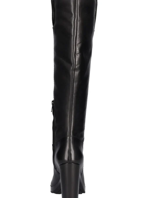 Stivale tacco largo Geox Walk Pleasure da donna nero