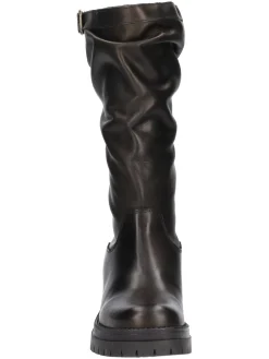 Stivale tacco largo Lace-Up NYC da donna nero