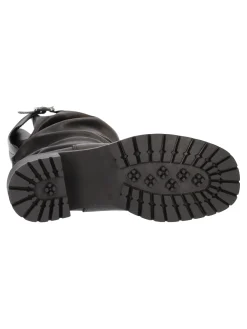 Stivale tacco largo Lace-Up NYC da donna nero