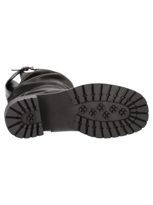 Stivale tacco largo Lace-Up NYC da donna nero
