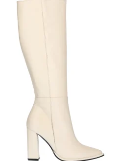 Stivale tacco largo Liviana da donna avorio