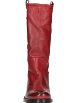 Stivale tacco largo Liviana da donna rosso