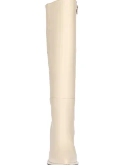 Stivale tacco largo Liviana da donna avorio