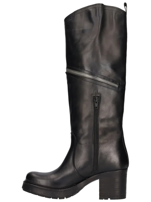 Stivale tacco largo Liviana da donna nero