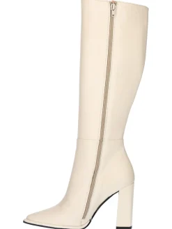 Stivale tacco largo Liviana da donna avorio