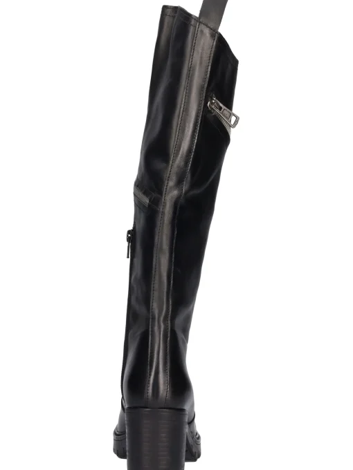 Stivale tacco largo Liviana da donna nero