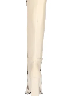 Stivale tacco largo Liviana da donna avorio