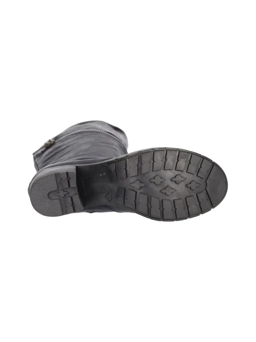 Stivale tacco largo Liviana da donna blu