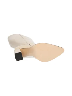Stivale tacco largo Liviana da donna avorio