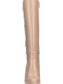 Stivale tacco largo Nero Giardini da donna beige