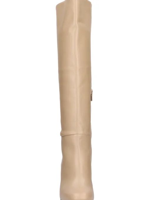 Stivale tacco largo Nero Giardini da donna taupe