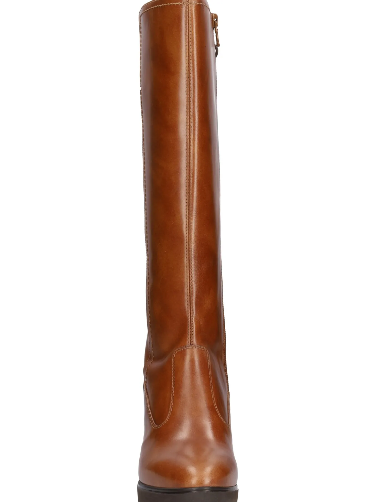 Stivale tacco largo Nero Giardini da donna cuoio