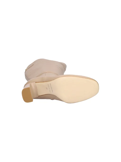 Stivale tacco largo Nero Giardini da donna taupe