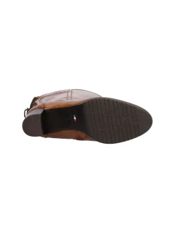 Stivale tacco largo Nero Giardini da donna cuoio