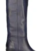Stivale tacco largo OT da donna blu