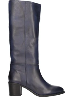 Stivale tacco largo OT da donna blu