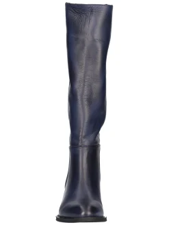 Stivale tacco largo OT da donna blu